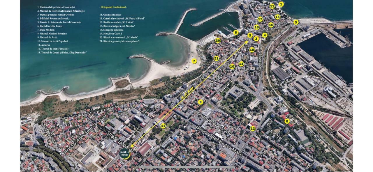 Jacob'S Hotel Constanta Bagian luar foto